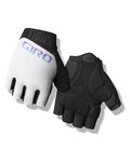 GIRO Cyklistické rukavice krátkoprsté - TESSA II GEL - biela/čierna/fialová/modrá