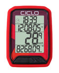 CICLOSPORT tachometer - PROTOS 213 - červená