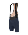 SANTINI Cyklistické nohavice krátke s trakmi - SLEEK RAGGIO - modrá