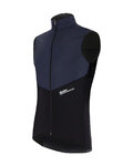 SANTINI Cyklistická vesta - REDUX VIGOR - modrá/čierna