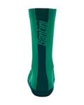 SANTINI Cyklistické ponožky klasické - PURO - zelená