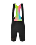 SANTINI Cyklistické nohavice krátke s trakmi - UNICO  - čierna