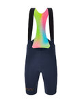 SANTINI Cyklistické nohavice krátke s trakmi - UNICO - modrá