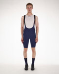 SANTINI Cyklistické nohavice krátke s trakmi - UNICO - modrá