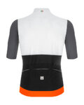 SANTINI Cyklistický dres s krátkym rukávom - REDUX ISTINTO - biela/šedá/čierna