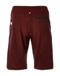 SANTINI Cyklistické nohavice krátke bez trakov - FULCRO - bordová