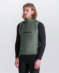 SANTINI Cyklistická vesta - ALPHA PACK - zelená