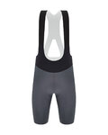 SANTINI Cyklistické nohavice krátke s trakmi - REDUX SPEED - šedá