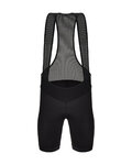 SANTINI Cyklistické nohavice krátke s trakmi - OMNIA - čierna