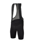 SANTINI Cyklistické nohavice krátke s trakmi - OMNIA - čierna