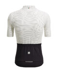 SANTINI Cyklistický dres s krátkym rukávom - COLORE RIGA - biela