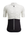 SANTINI Cyklistický dres s krátkym rukávom - COLORE RIGA - biela