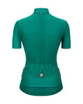 SANTINI Cyklistický dres s krátkym rukávom - COLORE PURO - zelená