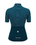 SANTINI Cyklistický dres s krátkym rukávom - COLORE RIGA - modrá