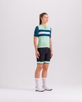 SANTINI Cyklistický dres s krátkym rukávom - ECO SLEEK NEW BENGAL - svetlo zelená/zelená
