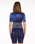 SANTINI Cyklistický dres s krátkym rukávom - OMBRA - modrá