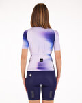 SANTINI Cyklistický dres s krátkym rukávom - OMBRA - fialová