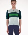 SANTINI Cyklistický dres s krátkym rukávom - ECO SLEEK NEW BENGAL  - svetlo zelená