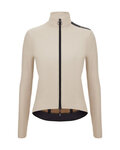 SANTINI Cyklistická zateplená bunda - ADAPT MULTI - ivory