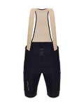 SANTINI Cyklistické nohavice krátke s trakmi - CARGO - čierna