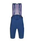 SANTINI Cyklistické nohavice krátke s trakmi - RTR - modrá