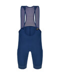 SANTINI Cyklistické nohavice krátke s trakmi - RTR - modrá