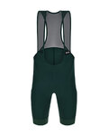 SANTINI Cyklistické nohavice krátke s trakmi - RTR - zelená