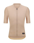 SANTINI Cyklistický dres s krátkym rukávom - RTR - hnedá