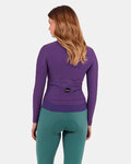 SANTINI Cyklistický dres s dlhým rukávom zimný - RTR - fialová