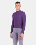 SANTINI Cyklistický dres s dlhým rukávom zimný - RTR - fialová