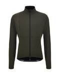 SANTINI Cyklistická zateplená bunda - VEGA - zelená