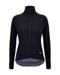 SANTINI Cyklistický dres s dlhým rukávom zimný - RTR - čierna