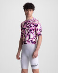 SANTINI Cyklistický dres s krátkym rukávom - UNICO COLORE - ružová/béžová