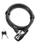 KRYPTONITE zámok na bicykel - KRYPTOFLEX 1518 - čierna