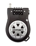 KRYPTONITE zámok na bicykel - R2 RETRACTOR COMBO CABLE - čierna