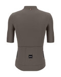 SANTINI Cyklistický dres s krátkym rukávom - SENSATION - šedá
