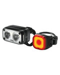 KNOG set svetiel - BLINDER ROAD 400 & MINI REAR - čierna