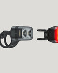 KNOG set svetiel - BLINDER ROAD 400 & MINI REAR - čierna