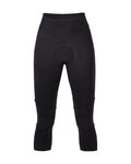 SANTINI Cyklistické nohavice 3/4 bez trakov - KICK OFF - čierna