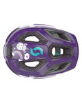 SCOTT Cyklistická prilba - SPUNTO KID - fialová/modrá