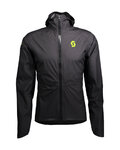 SCOTT vodeodolná bunda - RC RUN WP - čierna/žltá