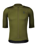 SCOTT Cyklistický dres s krátkym rukávom - PREMIUM - zelená