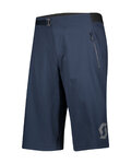 SCOTT Cyklistické nohavice krátke bez trakov - VERTIC W/PAD - modrá