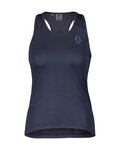 SCOTT Cyklistický dres bez rukávov - ENDURANCE 10 W - modrá