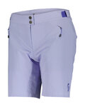 SCOTT Cyklistické nohavice krátke bez trakov - ENDURANCE LS/FIT W/PAD W - modrá