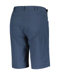 SCOTT Cyklistické nohavice krátke bez trakov - TRAIL FLOW W/PAD - modrá