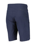 SCOTT Cyklistické nohavice krátke bez trakov - EXPLORAIR LIGHT - modrá