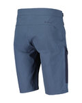 SCOTT Cyklistické nohavice krátke bez trakov - EXPLORAIR LIGHT - modrá