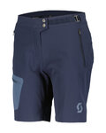 SCOTT Cyklistické nohavice krátke bez trakov - EXPLORAIR LIGHT W - modrá