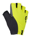 SCOTT Cyklistické rukavice krátkoprsté - RC ULTIMATE GRAPHENE - žltá/čierna
